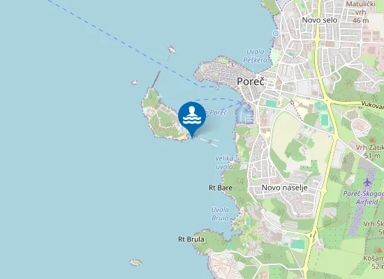 Map of OTOK SV NIKOLA PLAZA OLIVA