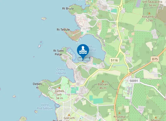 Map of HOTEL MOLINDRIO ISPOD HOTELA