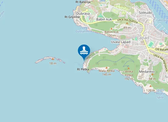Map of HT DUBROVNIK PALACE