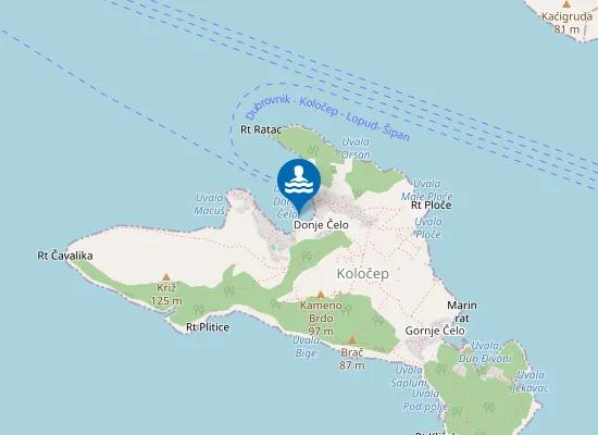 Map of KOLOCEP DONJE CELO