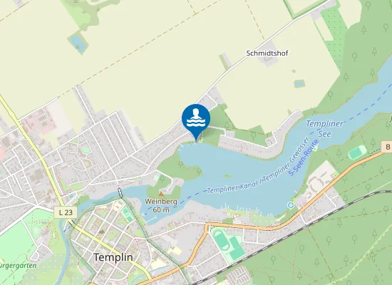 Map of TEMPLINER SEE TEMPLIN SCHINDERKUHLE