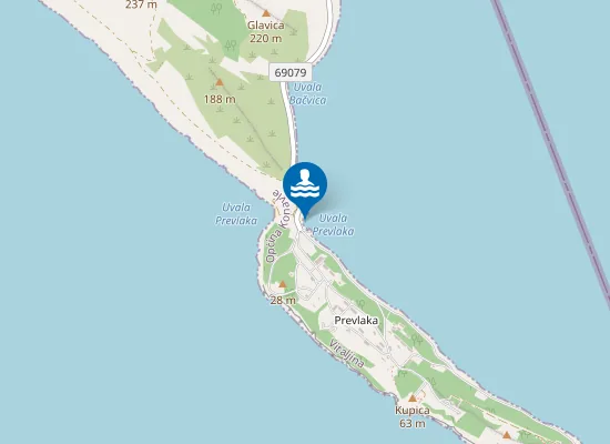 Map of PREVLAKA