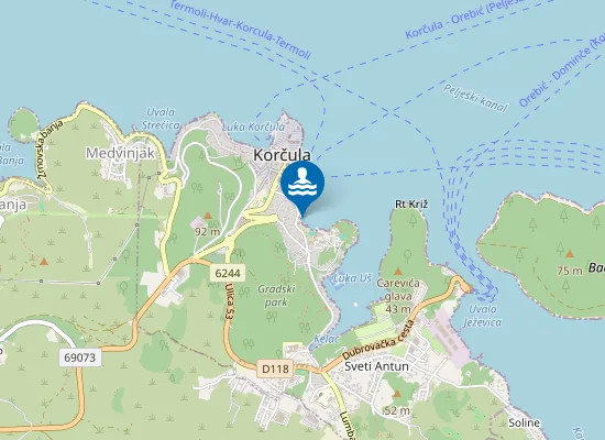 Map of GRADSKA PLAZA BANJE