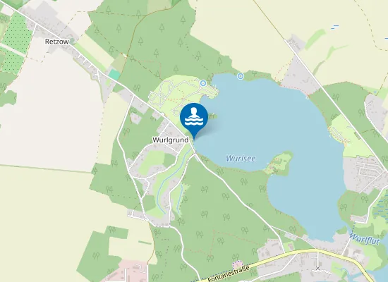 Map of WURLSEE RETZOW WURLGRUND