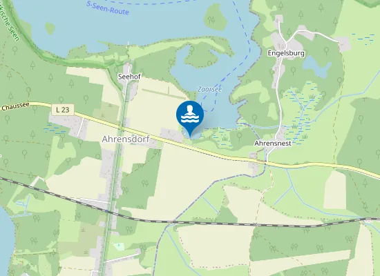 Map of ZAARSEE TEMPLIN OT AHRENSDORF