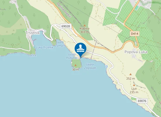 Map of ZAGLAVAK TRSTENIK