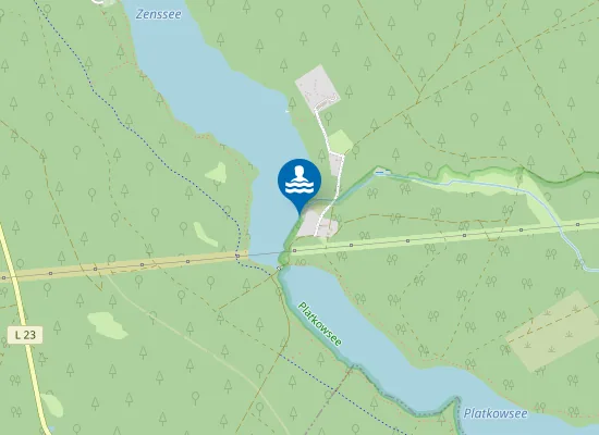 Map of ZENSSEE LYCHEN HEILSTAETTEN