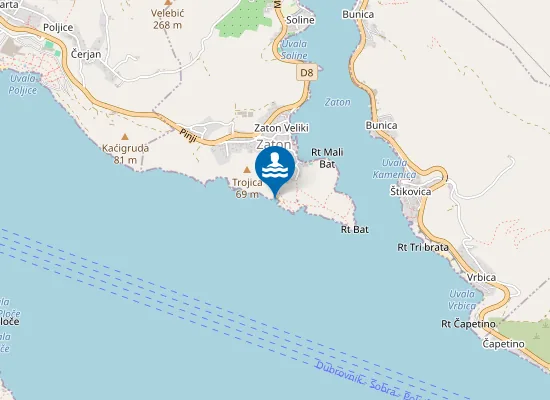 Map of SPILJA BUSKOVA VELIKI ZATON