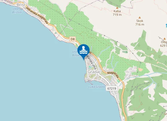 Map of GRADAC PLAZA