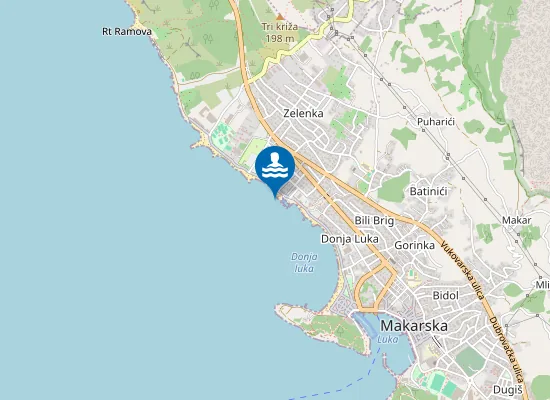 Map of HOTEL DALMACIJA