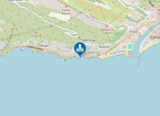 Map of DUCE GOLUBINKA