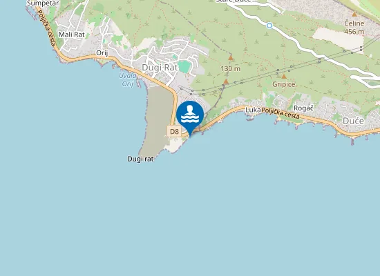 Map of DUGI RAT GLAVICA