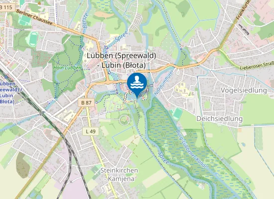 Map of SPREE SPREELAGUNE