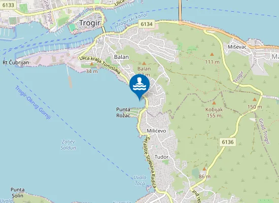 Map of MARINOVA DRAGA