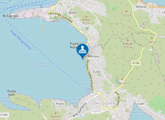 Map of UVALA MILICEVO