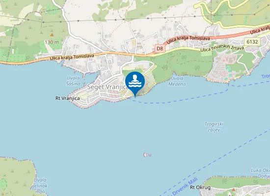 Map of Ak Vranjica Belvedere