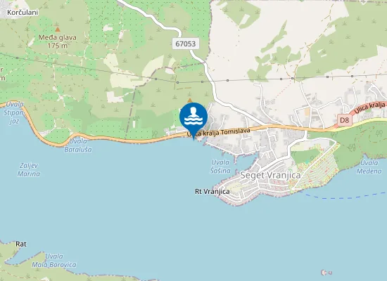 Map of SEGET VRANJICA