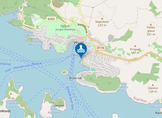 Map of PLAZA DOMINIKANSKI SAMOSTAN