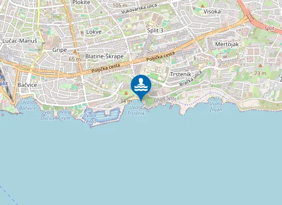 Map of TRSTENIK RADOSEVAC