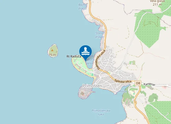 Map of RADUCA VELIKA IZLAZ