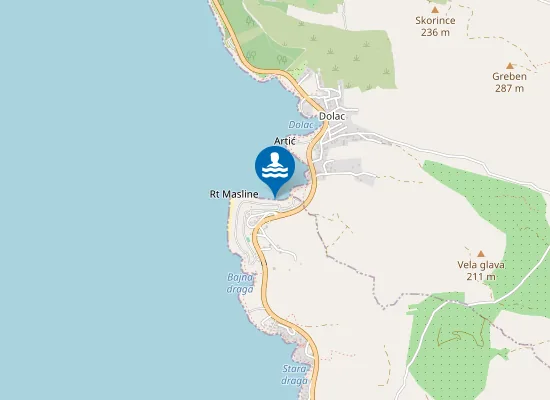 Map of Autocamp Adriatc