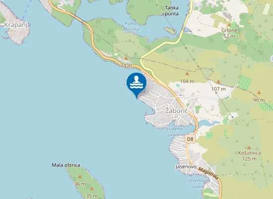 Map of ZABORIC SLJUNAK