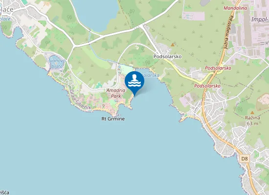 Map of SOLARIS HOTEL ANDRIJA