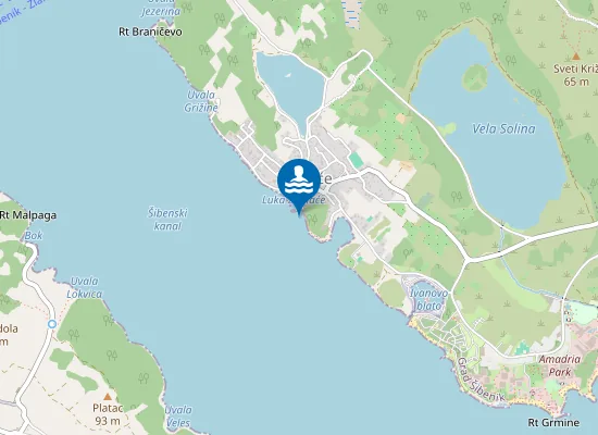 Map of Autocamp Zablace