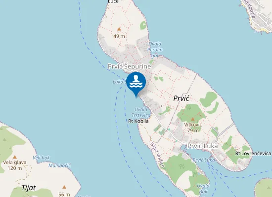 Map of PRVIC SEPURIN MJESTO