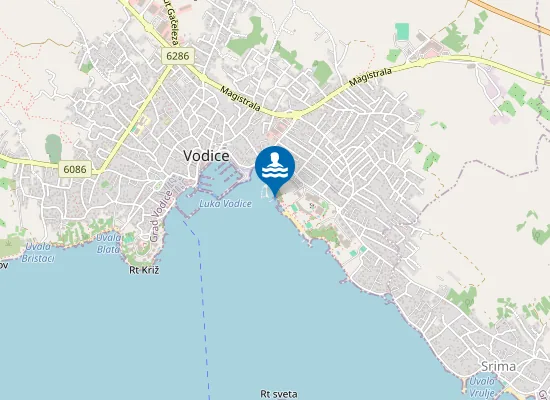 Map of VODICE HANGAR