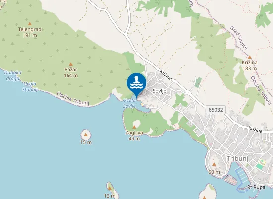 Map of TRIBUNJ SOVLJA