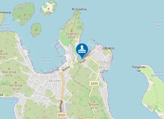 Map of BETINA ZDRACE