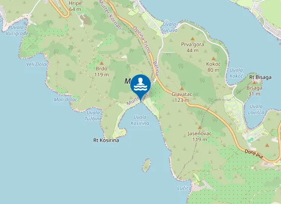 Map of BETINA KOSIRINA PIJESAK