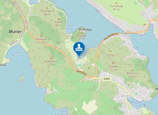 Map of JEZERA LOVISCA