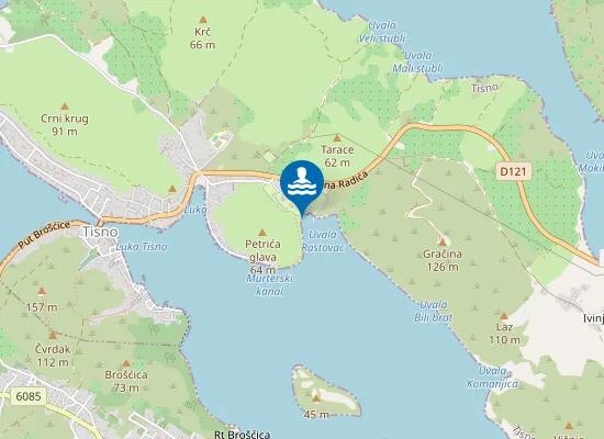 Map of TISNO RASTOVAC HOSTIN