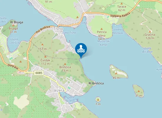 Map of TISNO SV ANDRIJA