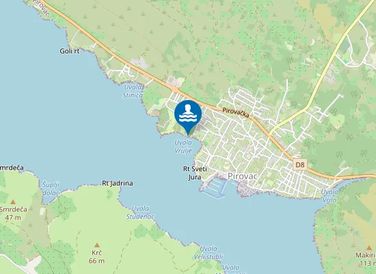 Map of PIROVAC LOLIC KRAJ