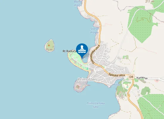 Map of RADUCA VELIKA SREDINA