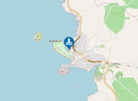 Map of RADUCA VELIKA POCETAK