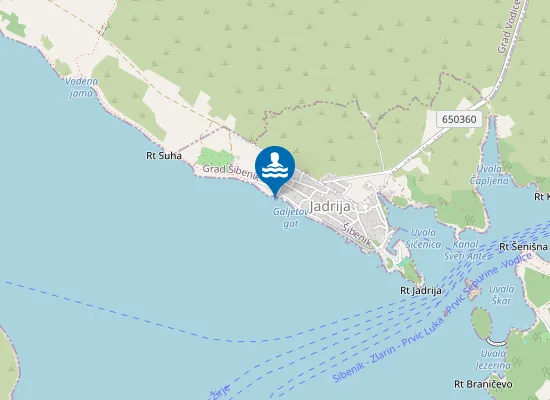 Map of JADRIJA KRAJ