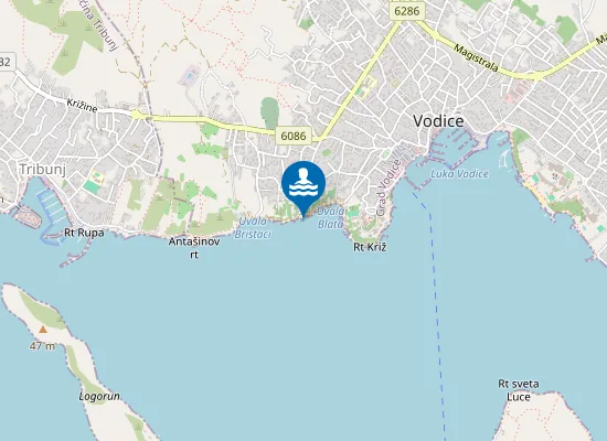 Map of PLAVA PLAZA SREDINA