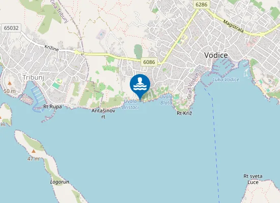 Map of PLAVA PLAZA KRAJ