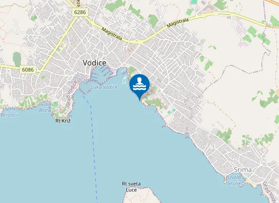 Map of HOTEL OLYMPIA KRAJ