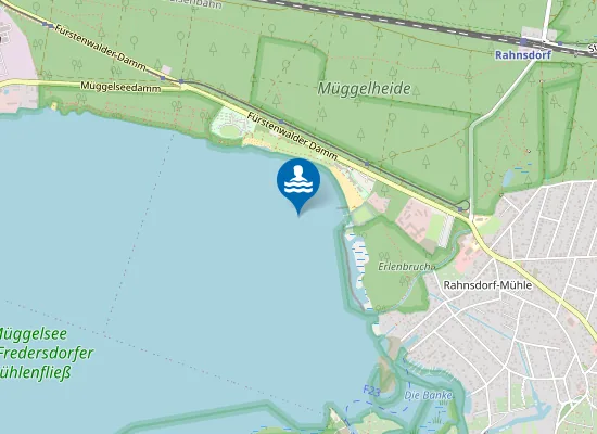 Map of GROSSER MUEGGELSEE RAHNSDORF