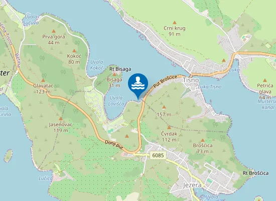 Map of HOTEL BOROVNIK