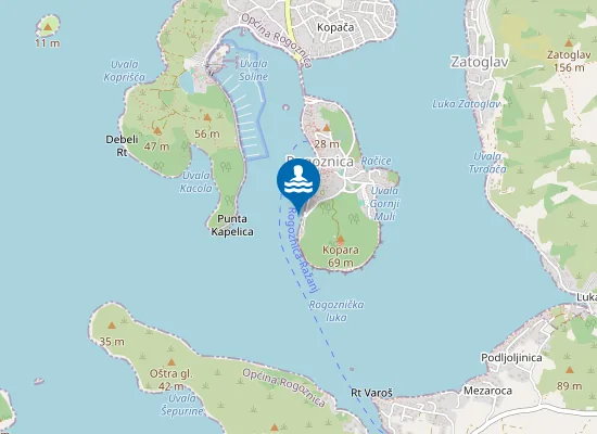 Map of ROGOZNICA MJESTO