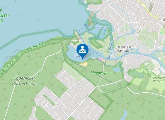 Map of KLEINER MUEGGELSEE