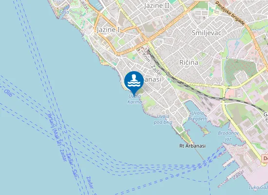 Map of Arbanasi Skola