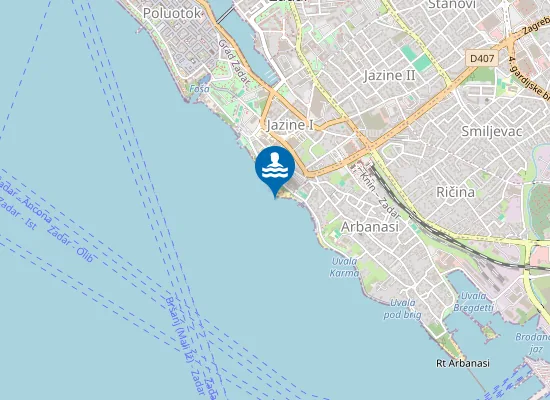 Map of HOTEL KOLOVARE