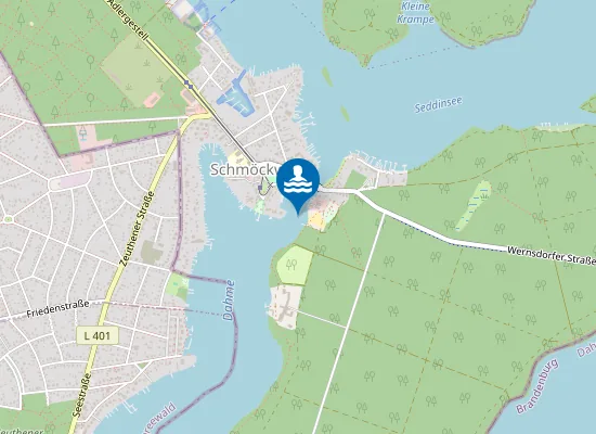 Map of DAHME SCHMOECKWITZ